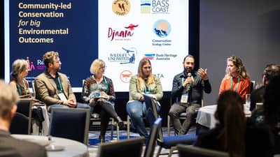 An open discussion at the 2024 Australian Land Conservation Alliance Conference.